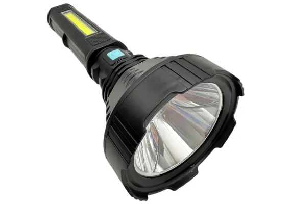 Bricolaj Engros - Lanterna multifunctionala cu 4 moduri de iluminare, incarcare solara, 24x8.5 cm, din plastic ABS rezistent, USB 5V, 