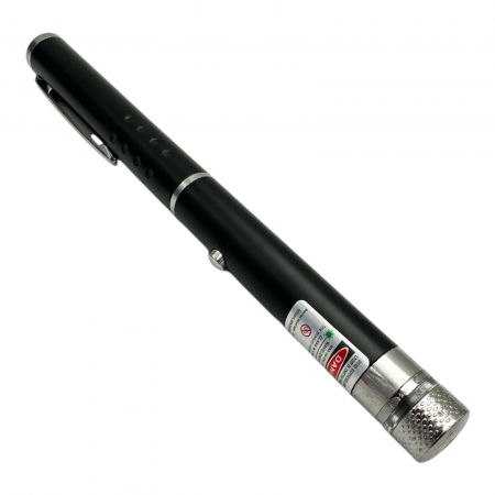 Laser tip stilou aluminiu cu raza verde – Pointer compact si elegant pentru prezentari si semnalizare,  [2]