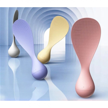 Lingura de Orez Termorezistenta cu Baza Antialunecare, , Alba, Ideala pentru Preparare si Servire [3]