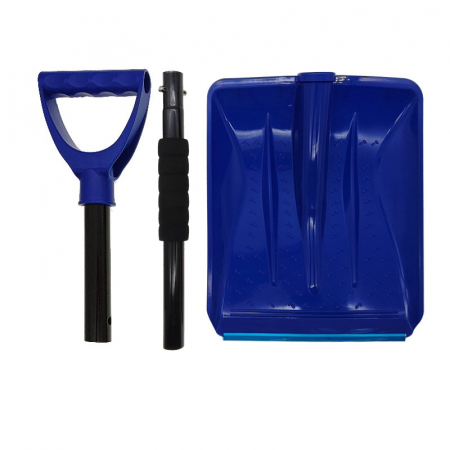 Electronice, Auto & Telefoane Engros - Lopata de Zapada, , Multifunctionala, Demontabila, cu Maner Antiderapant, Aluminiu, Plastic, Solutia pentru Iarna, pentru Deszapezire, 80x11x25.7 cm, Albastra