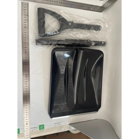 Lopata de Zapada, , Multifunctionala, Demontabila, cu Maner Antiderapant, Aluminiu, Plastic, Solutia pentru Iarna, pentru Deszapezire, 80x11x25.7 cm, Neagra [1]