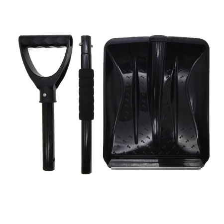 Electronice, Auto & Telefoane Engros - Lopata de Zapada, , Multifunctionala, Demontabila, cu Maner Antiderapant, Aluminiu, Plastic, Solutia pentru Iarna, pentru Deszapezire, 80x11x25.7 cm, Neagra
