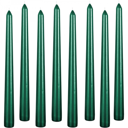 Lumanare Decorativa, , pentru Masa, 25 cm, din Parafina, fara Fum, Ardere 7.5h, Verde [4]