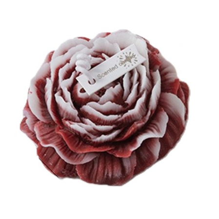 Articole pentru Casa Engros - Lumanare Parfumata, , Model Trandafir, Ardere 10h, 70 g, 7.5 x 3.5 cm, Parfum de Trandafir, Rosu