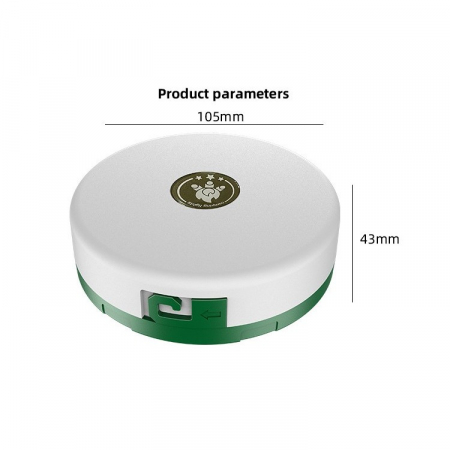 Lumină de camping LED încărcare USB, , șir colorat, pentru aer liber, cort, Distanta 10 metri, 1800mAH, 10.5x4.3 cm, Alb Verde [13]