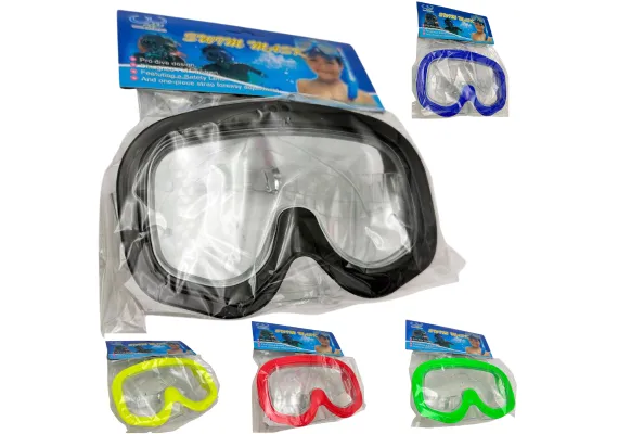 Sport, calatorii si activitati in aer liber Engros - Masca inot copii 15.5x9.5 cm cu lentila clara – Design confortabil si ajustabil – Culori variate – Pentru piscina si mare – 