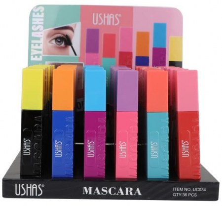 Mascara USHAS Black 13.5g – Gene Voluminoase și Alungire Spectaculoasă  [1]