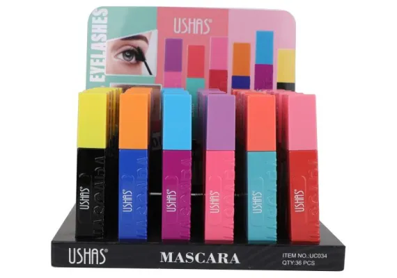 Ingrijire personala si cosmetice Engros - Mascara USHAS Black 13.5g – Gene Voluminoase și Alungire Spectaculoasă 