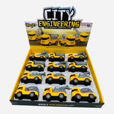 Masina de constructii, pull-back action, 10.5×5cm, +3ani,   [3]