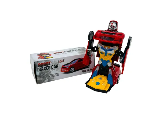 Masina de Curse Transformabila 2-în-1 - Robot si Vehicul Intr-un Singur Produs  [0]