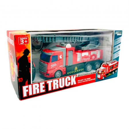 Masina de pompieri cu radiocomanda, Fire Truck, 27×13×11cm, acumulator inclus, +3ani,   [3]