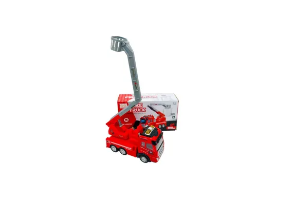 Articole pentru copii Engros - Masinuta de pompieri cu sunete si lumini, Fire Truck, 26×15.5×9cm, +3ani,  