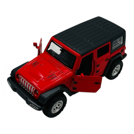 Mașinuță Metalică 4×4 cu Uși Deschise, 15×7.5×6.5 cm – Culori Diferite, Design Robust  [4]