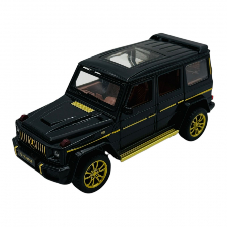 Mașinuță Metalică 4x4, Scara 1:32, Uși Deschise, Sunete și Lumini, Diverse Culori  [2]