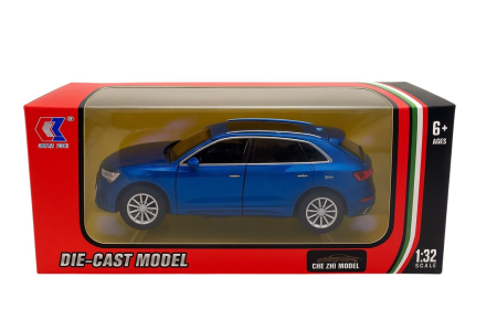 Masinuta Metalica Q5 SUV Albastra – Scara 1:32 Pull Back Lumini Sunete Copii 6+ [1]