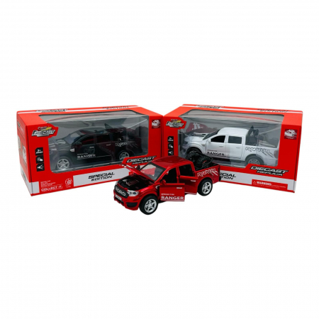 Masinuta Pick-Up Off-Road 1:32 Die-Cast – Usile Se Deschid, Sunet si Lumini, 22×11×11cm  [1]
