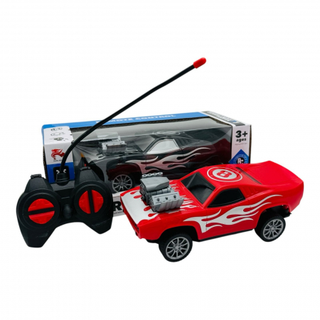 Masinuta RC Luxury Muscle Car cu Telecomanda, Design Clasic, 2 Culori Disponibile, 22.5×10×8.5cm  [1]