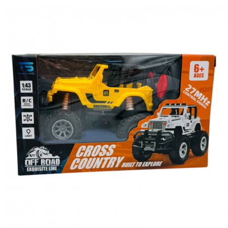 Masinuta RC Off-Road Cross Country cu Telecomanda, Scara 1:43, Lumini LED, 3 Culori Disponibile, 17×10.5×9.5cm  [3]