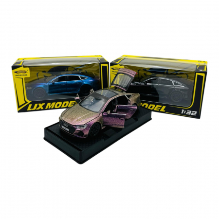 Masinuta Sport 1:32 Die-Cast – Usile Se Deschid, Sunet si Lumini, Mecanism Pull-Back, 18×9×9cm  [3]