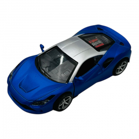 Mașinuță Sport Metalică cu Uși Deschise, 15×7.5×6.5 cm – Modele și Culori Variate  [4]