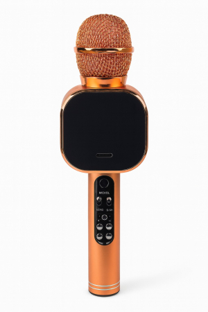 Microfon Fara Fir Q009 Rosu Karaoke HIFI Speaker Bluetooth – Functii Inregistrare SD USB [2]