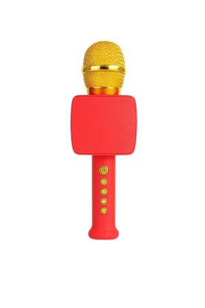 Jucarii Diverse - Microfon Fara Fir ZX-900 Rosu Karaoke HIFI Speaker Bluetooth – Functii Inregistrare SD USB