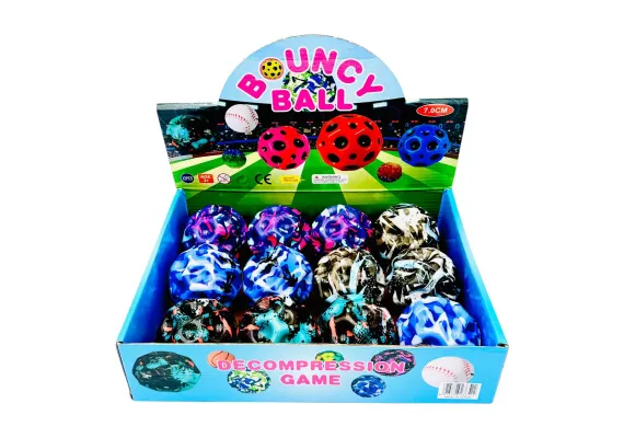 Minge topaitoare Bouncy Ball, multicolor, 7cm, +3ani,   [0]