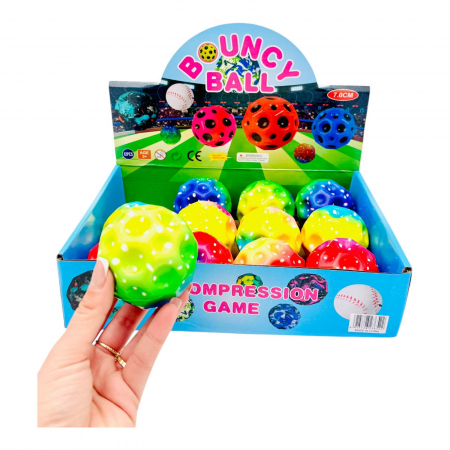 Minge topaitoare Bouncy Ball, multicolor, 7cm, +3ani,   [2]