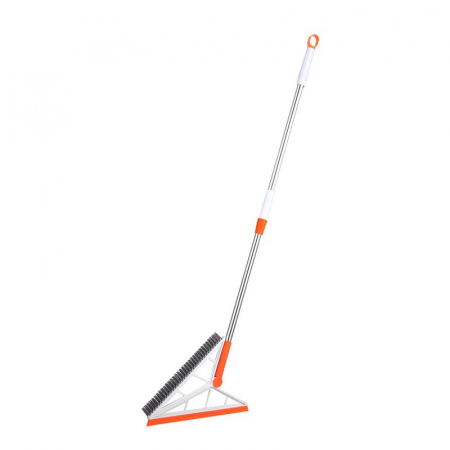 Curatenie, Organizare si Depozitare Engros - Mop Multifunctional, , Portocaliu, cu Racleta din Silicon, Maner Telescopic, Curatarea Eficienta a Tuturor Suprafetelor