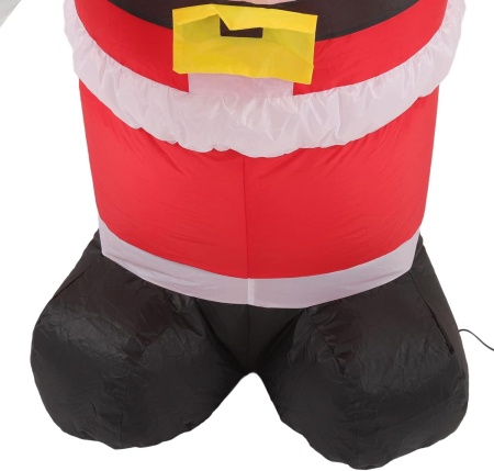 Mos Craciun Gonflabil Urias 240 cm – Decor Exterior Interior Lumini LED Ventilator [1]