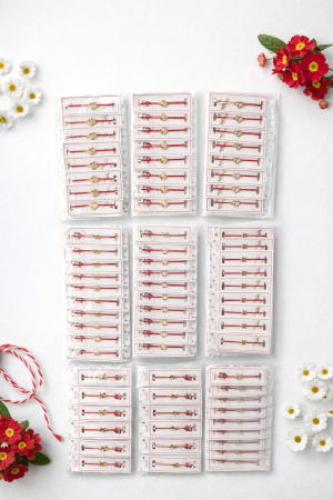 Bratara Martisor - Set bratari martisor cu snur rosu si elemente decorative – modele elegante si colorate