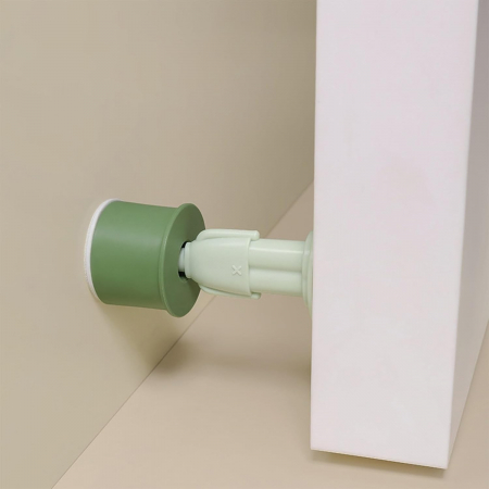 Opritor de Usa, , din Silicon, Model Magicial, cu Prindere de Perete, Anti-Coliziune, 4x 8.5 cm, Verde [4]