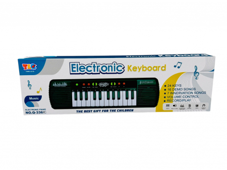 Orga de jucarie Electric Keyboard, functii multiple, 34.5×10×4cm, +3ani,  [1]