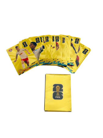Pachete Carti sau Stickere Fotbal Editie Speciala 2022 – Colectie Staruri Teren Auriu [1]