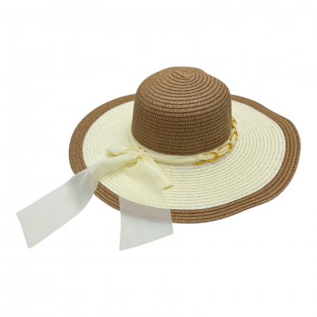 Palarie de Vara pentru Dama cu Bor mare si Accesorii – Poliester 100%, Design Elegant, Calitate Superioara,  [5]