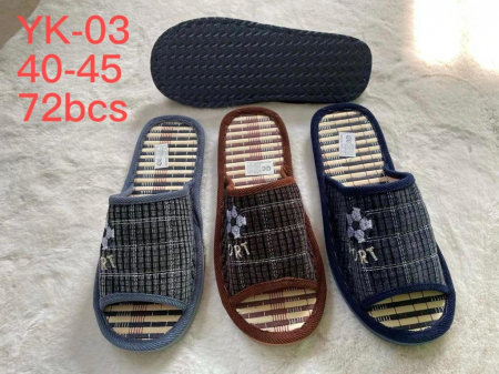Papuci de casa pentru barbati, culori combinate, YK-03, marimi 40-45,   [1]