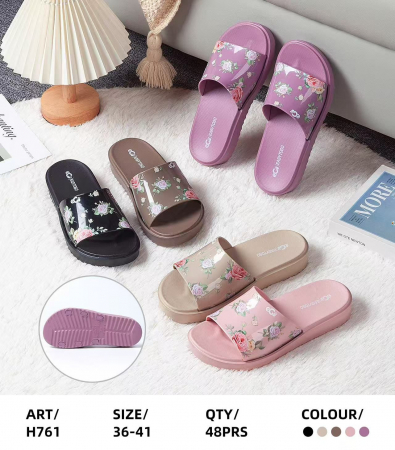 Papuci de Vară Dama, Model Confortabil și Ușor, Culori Combinate, Mărimi 36-41,  [1]