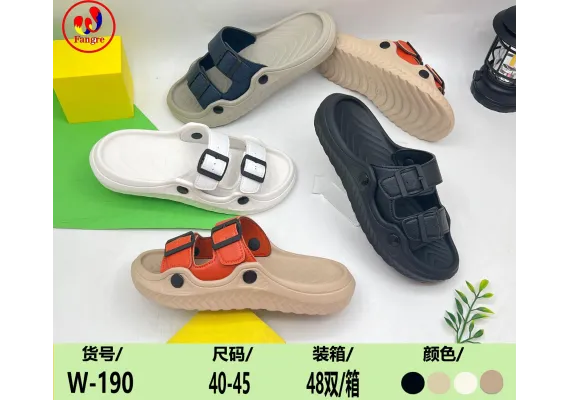 Haine si accesorii Engros - Papuci de Vară pentru Bărbați, Model Confortabil și Modern – Culori Combinate (Mărimi 40-45), 