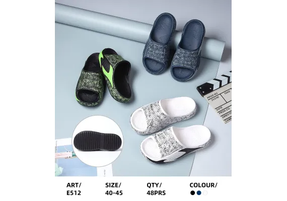Haine si accesorii Engros - Papuci de vară pentru bărbați – Model turnat, confortabili și ușori, cu talpă ergonomică, mărimi 40-45, 