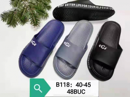 Papuci de vară pentru bărbați – Model turnat, confortabili și ușori, culori combinate, mărimi 40-45,  [1]