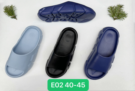 Papuci de vară pentru bărbați – Model turnat, confortabili și ușori, culori moderne, mărimi 40-45,  [1]