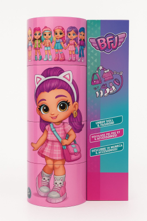 Papusi si accesorii - Papusa Surpriza BFJ cu Accesorii Fashion – Set Colectibil pentru Fetite, diverse modele, 30x15cm