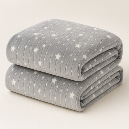 Patura Cocolino 200x230 cm – Model Stele Fosforescente, Pufoasa si Calduroasa [2]