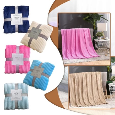Paturi cocolino Engros - Patura Cocolino 200x230 pentru pat dublu – Microfibra 100%, textura gofrata