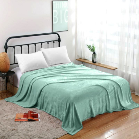 Paturi cocolino Engros - Patura Cocolino pentru Pat Dublu, UNI, 200 x 230 cm, MENTA