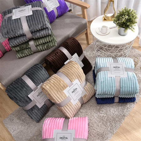 Patura Cocolino 200x230 pentru pat dublu – Microfibra 100%, textura gofrata [2]