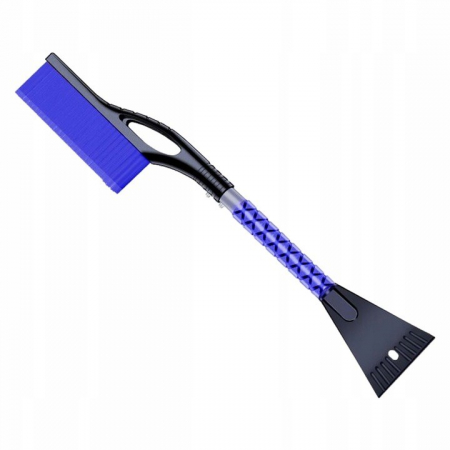 Perie de Zapada cu Racleta pentru Masina, , Multifunctionala, Demontabila, cu Maner Antiderapant, Aluminiu, Plastic, Fragmentarea Ghetii de pe Parbriz, Solutia pentru Iarna, pentru Dezghetare, 68x24x1 [6]