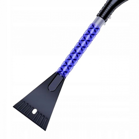 Perie de Zapada cu Racleta pentru Masina, , Multifunctionala, Demontabila, cu Maner Antiderapant, Aluminiu, Plastic, Fragmentarea Ghetii de pe Parbriz, Solutia pentru Iarna, pentru Dezghetare, 68x24x1 [5]