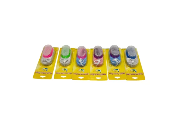 Ingrijire personala si cosmetice Engros - Piatra ponce cu perie, calitate superioara, multicolora – Exfoliere delicata si ingrijire picioarelor, 