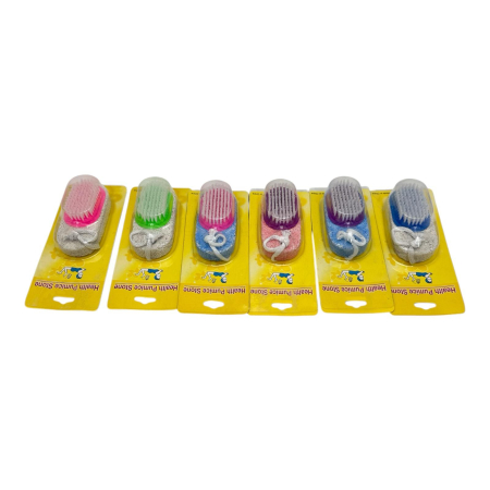Piatra ponce cu perie, calitate superioara, multicolora – Exfoliere delicata si ingrijire picioarelor,  [1]